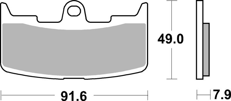 Plaquettes de frein moto Brembo 07GR68SA pour conduite sous la pluie