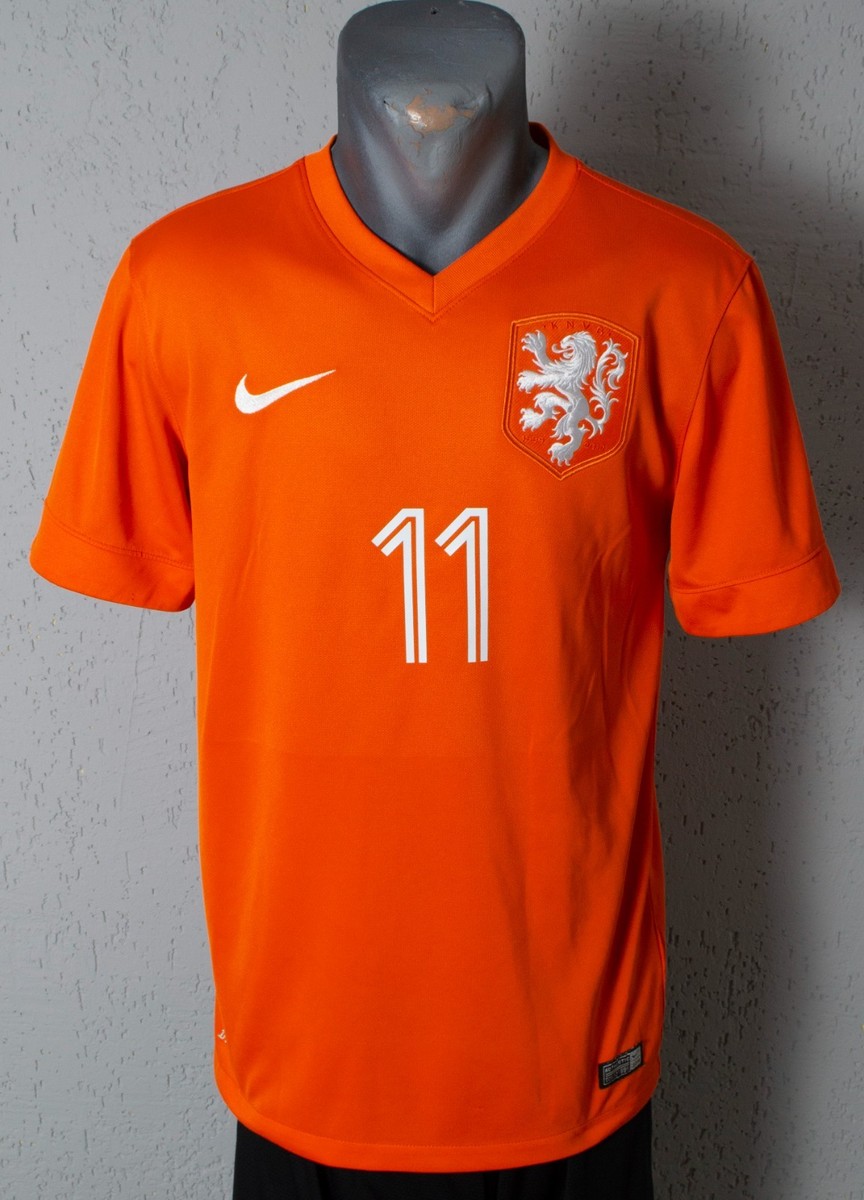 Netherlands Robben Jersey 2014 Home Football National Soccer Shirt