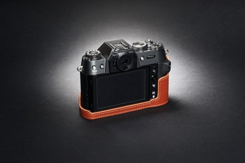 Genuine Real Leather Half Camera Case Bag Cover for FUJIFILM X-T50 XT50 - Picture 20 of 49