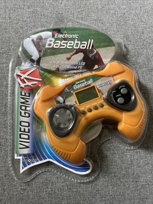 Toy Quest Electronic ''Baseball'' Handheld Video Game FX High Resolution LCD Rare 