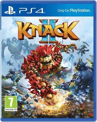 Knack 2 (PS4) NEU & SEALED SONY PLAYSTATION 4 SPIEL KNACK II *VERSAND AM SELBEN TAG