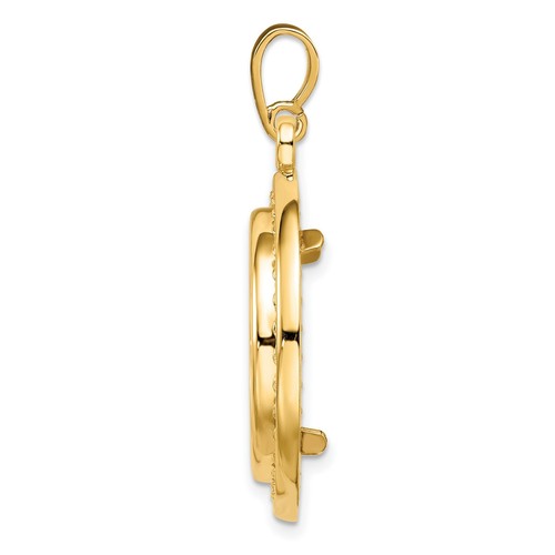 1990-2020 $25 Australia 1/4 oz Kangaroo Prong Set Fancy Rope Coin Bezel 14k Gold - 第 2/7 張圖片