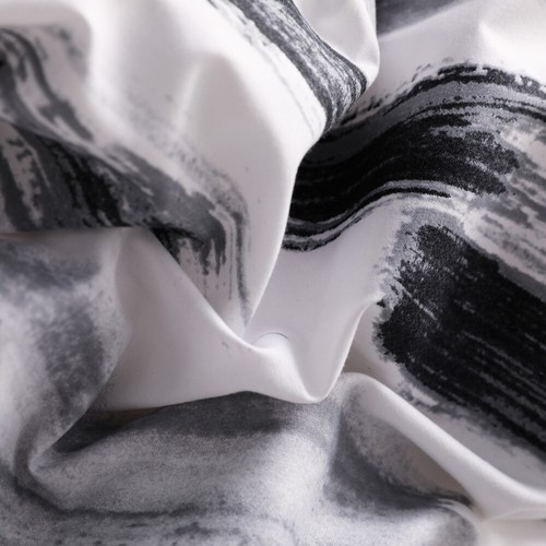 Ultra Soft Ink Duvet Cover and Pillow Sham Set Machine Washable Fade Resistant - Picture 17 of 20