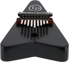 LP 9Key Pentatonic Kalimba Mbira Deep Cherry LP0219DC Black Siam Oak Wood Chrome