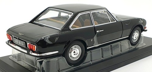 Norev 1/18 Scale Diecast 184816 - 1972 Peugeot 504 Coupe - Black - Picture 2 of 5