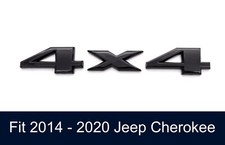 2014-2021 Jeep Cherokee Gloss 4x4 Rear Tailgate Emblem Badge Nameplate Oem Mopar