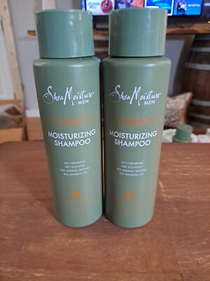  SHEA MOISTURE Men's Shea Moisturizing Shampoo, 15 OZ (LOT OF 2)