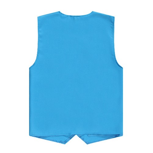 Unisex Kid Volunteer Activity Vest Button Up Waistcoat Uniform Sleeveless Jacket - Picture 71 of 119