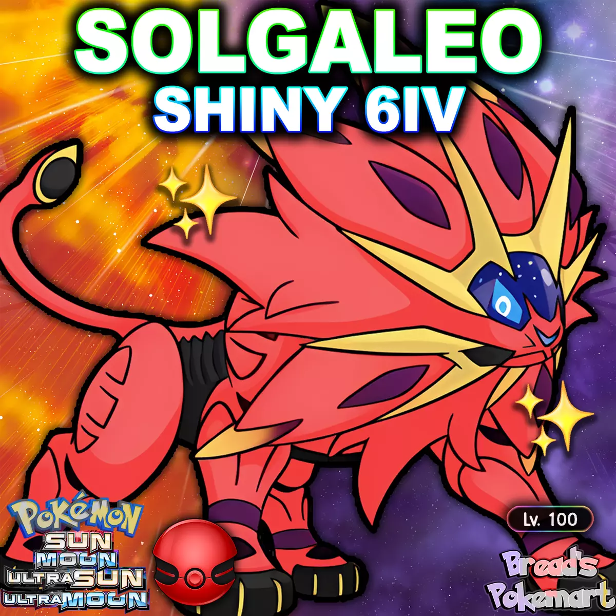 Pokemon Ultra Shiny Solgaleo