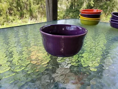 GUSTO BOWL mulberry purple HOMER LAUGHLIN FIESTA 28 OZ. NEW