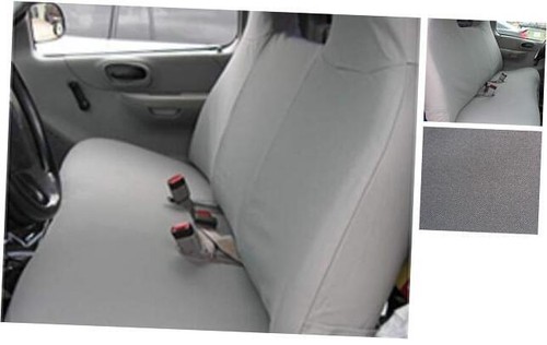 FIOQE Front Bench Seat Cover For Ford F-150 1999-2004 - Red Oxford Cloth With Molded Headrests - View #12