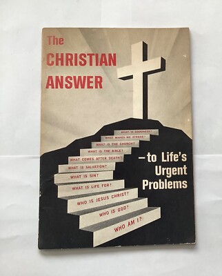 The Christian Answer To Life s Urgent Problems Booklet D14