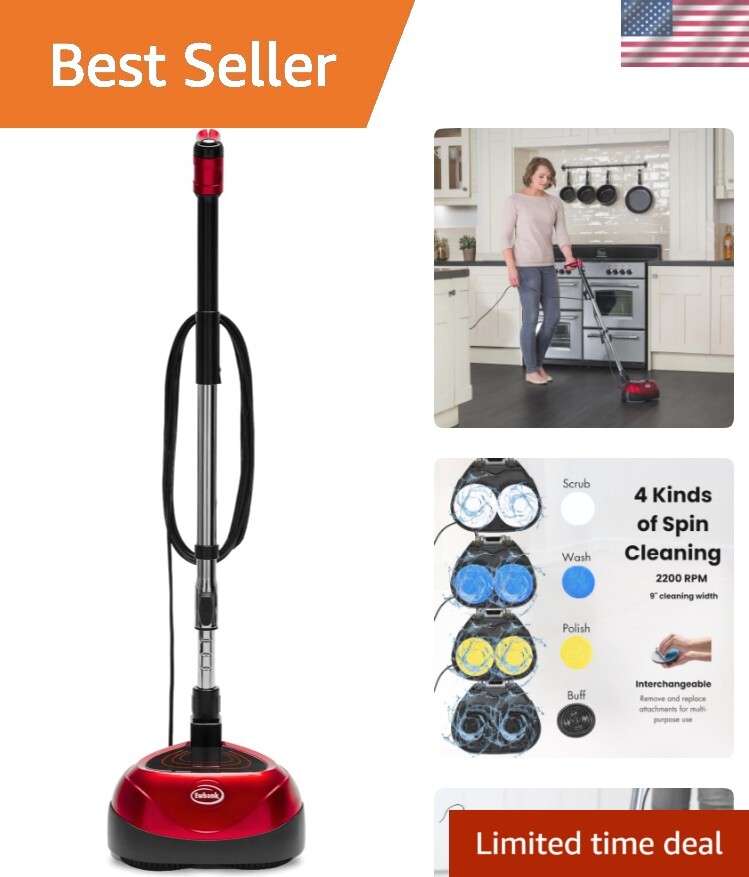 Ewbank EP170 All-in-One Floor Cleaner, Scrubber & Polisher -