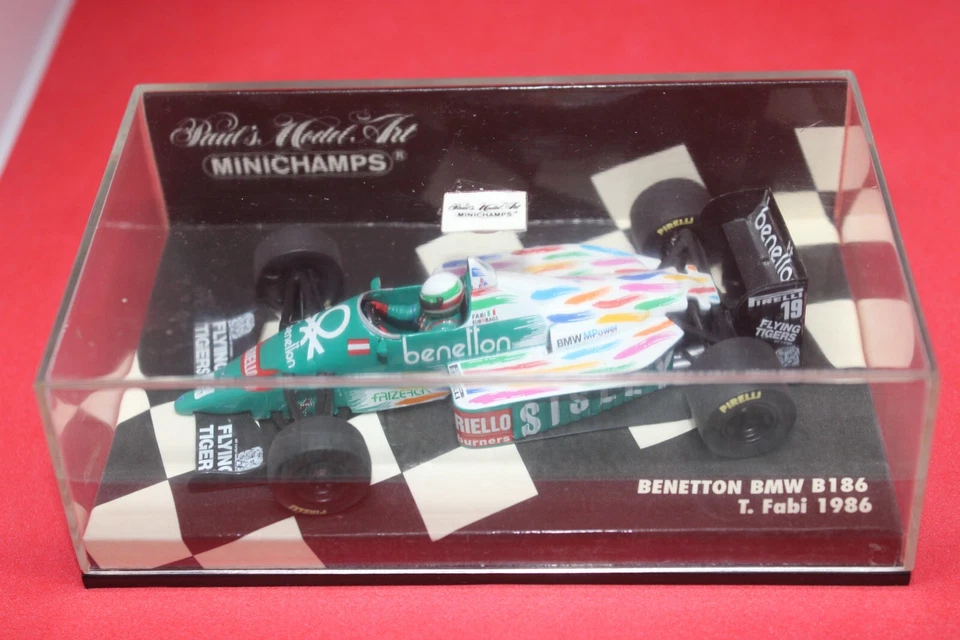 1/43 Benetton Bmw B186 (1986) - #19 T. Fabi - MINICHAMPS - Immagine 2 di 3