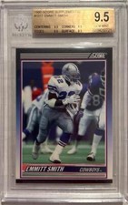 1990 Emmitt Smith Score Supplemental RC #101T- BGS 9.5 Gem Mint w/quad 9.5 subs