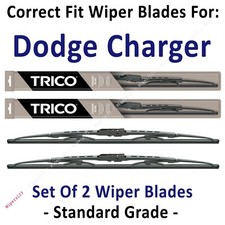 Wiper Blades 2-Pack Standard Wipers - fit 2006-2010 Dodge Charger - 30221x2