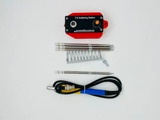 Custom made portable soldering station/iron for Milwaukee 18v, OLED screen