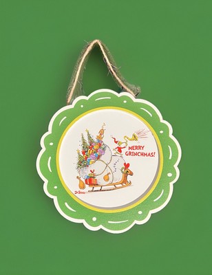 How the Grinch Stole Christmas Max Sleigh Merry Grinchmas Wall Door Dr. Seuss