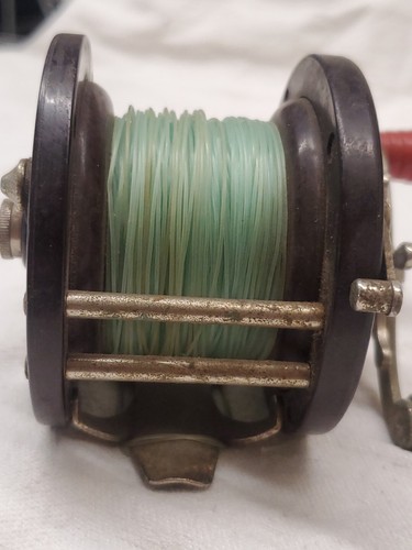 Vintage Penn #85 Baitcasting Saltwater Fishing Reel Bakelite Works! - Picture 3 of 7