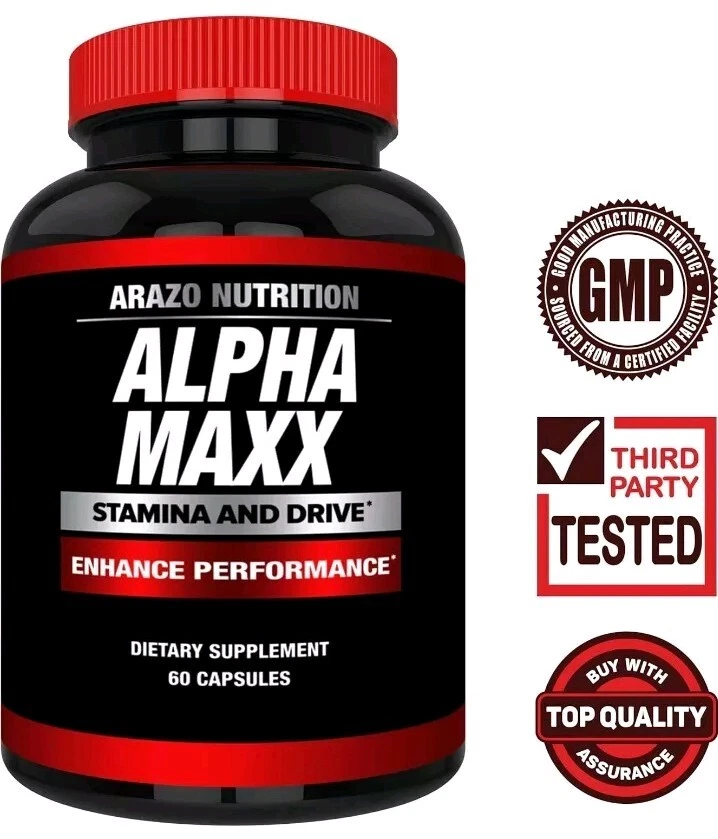 Arazo Nutrition Alphamaxx Suplemento de Salud Ginseng Muira Puama Tribulus 60.D2 Foto 2 de 4