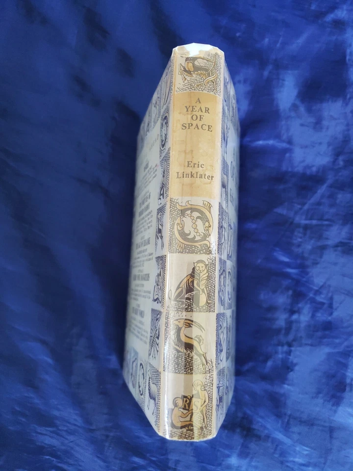 A Year of Space, Autobiography by Eric Linklater 1954 Vintage British BCE Mylar Foto 3 de 4