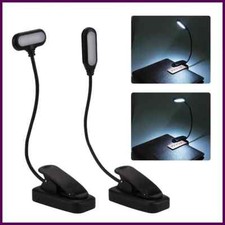 Mini LED Book Lamp Battery Powered Table Lamp Flexible Study Learning Clip-On