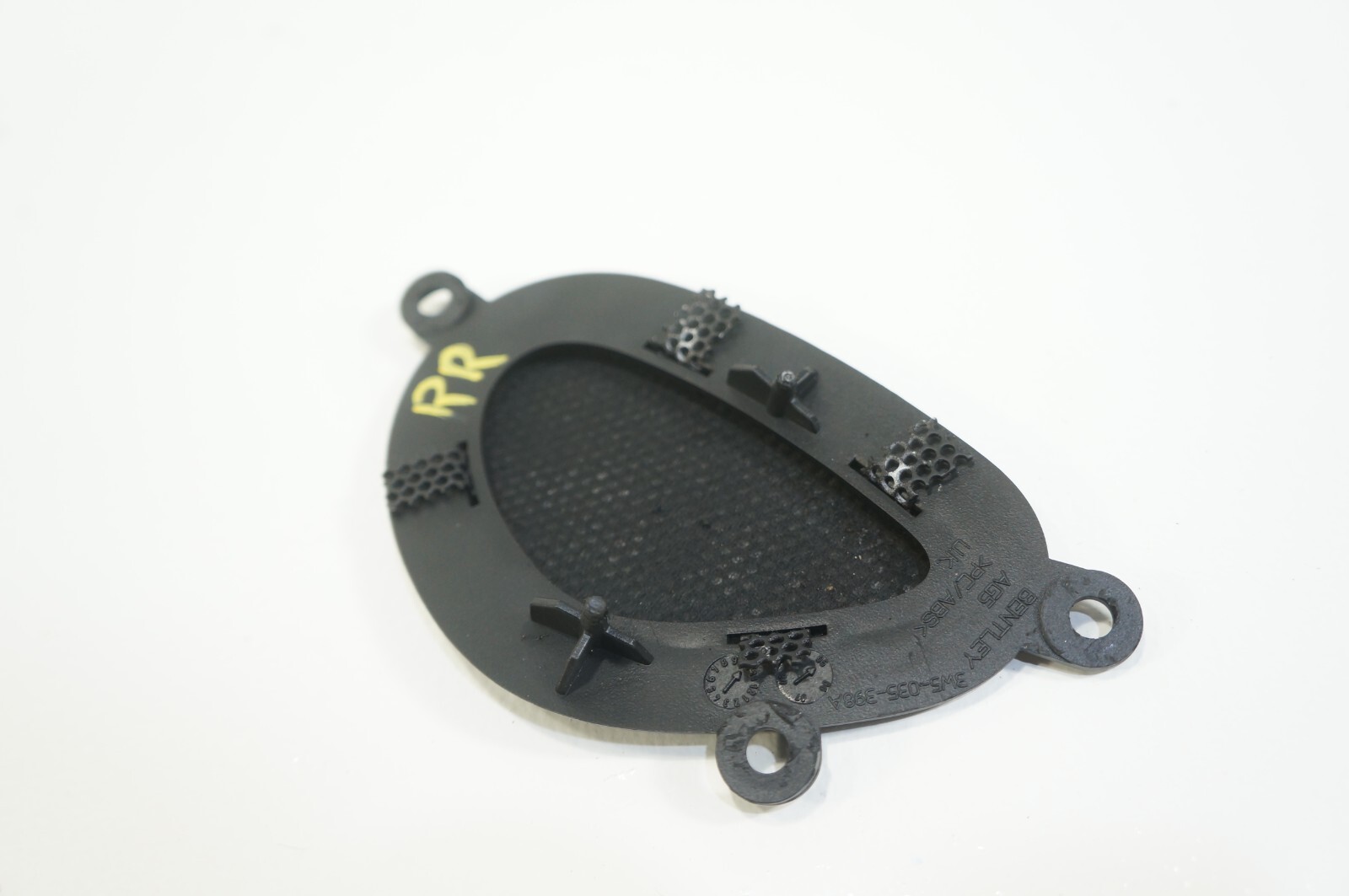 06-12 Bentley Spur FRONT PASSENGER Side A-Pillar Speaker Cover Grille Black