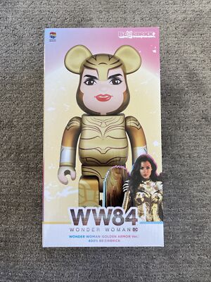 BE@RBRICK WONDER WOMAN GOLDEN ARMOR 400％ Wonder Woman 400 Bearbrick Medicom Be@rbrick DC Golden Armor