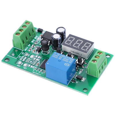 Current Detection Sensor Module 4-20mA Digital Display Relay Module DC12V PCB