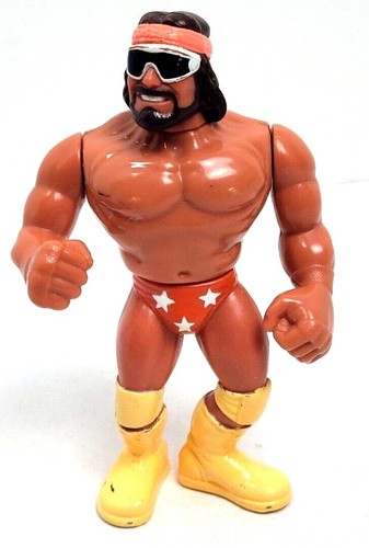 MACHO MAN RANDY SAVAGE WWE WWF HASBRO TITAN SPORTS...