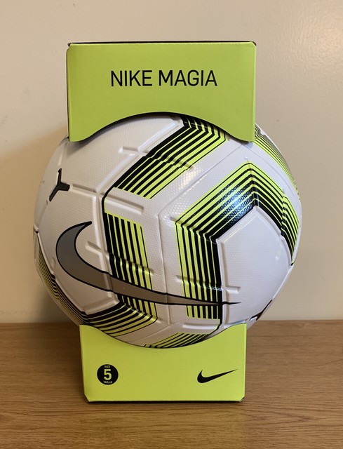 Nike Team Magia II Soccer Ball - White/Black/Volt, Size 5 for sale online | eBay