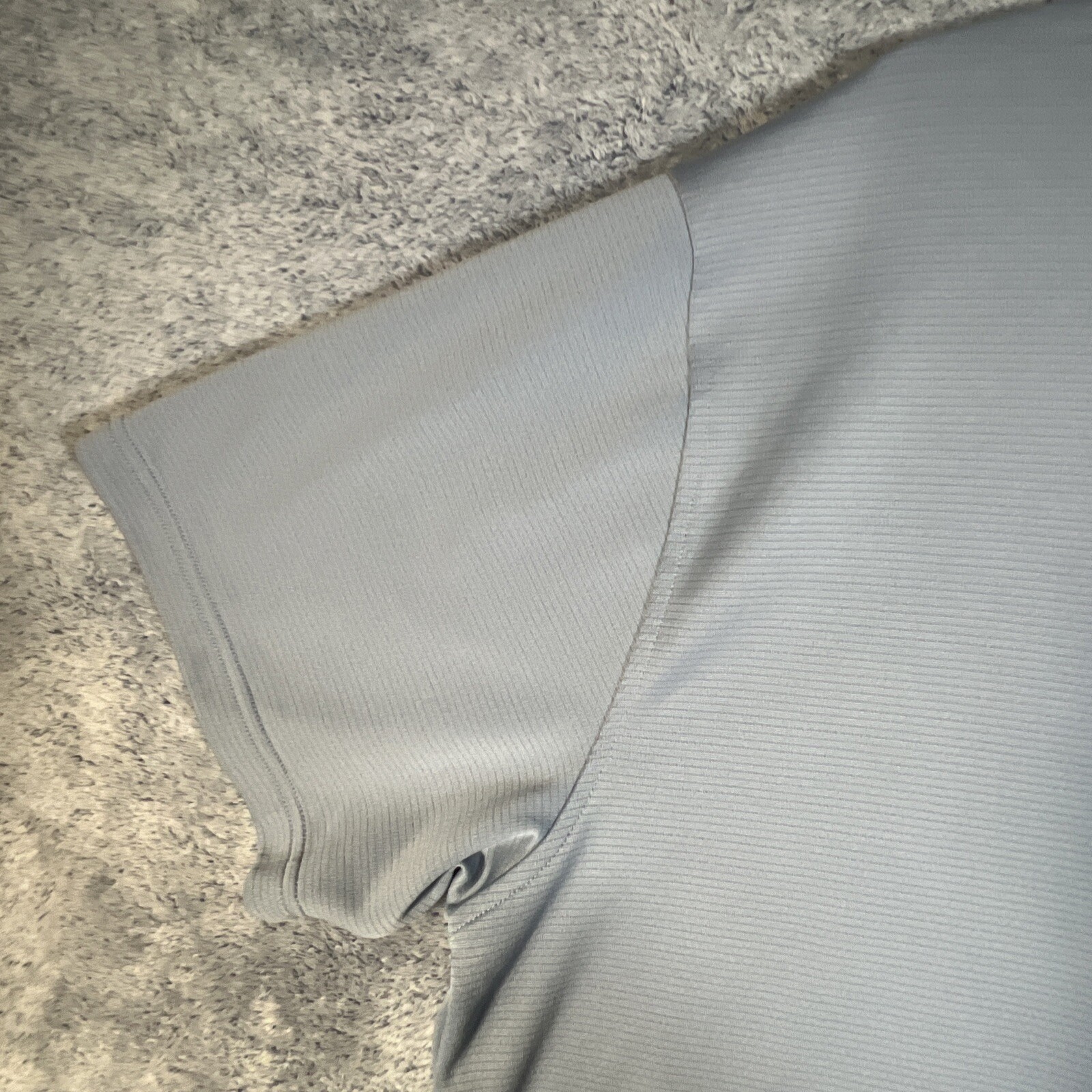 Under Armour HeatGear Men's 3XL Blue Striped Short Sleeve Polo with Gray Logo thumbnail 15