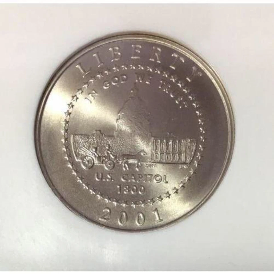 2001 Capitol Half Dollar NGC & MAC MS70 ***Rev Tye's Coin Stache*** #101364 - Image 2 of 4