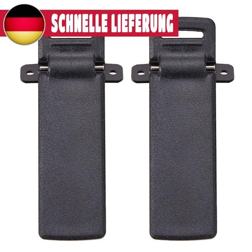2 sztuki Walkie Talkie Zamienny klips do paska do 2-drożnego radia UV5R