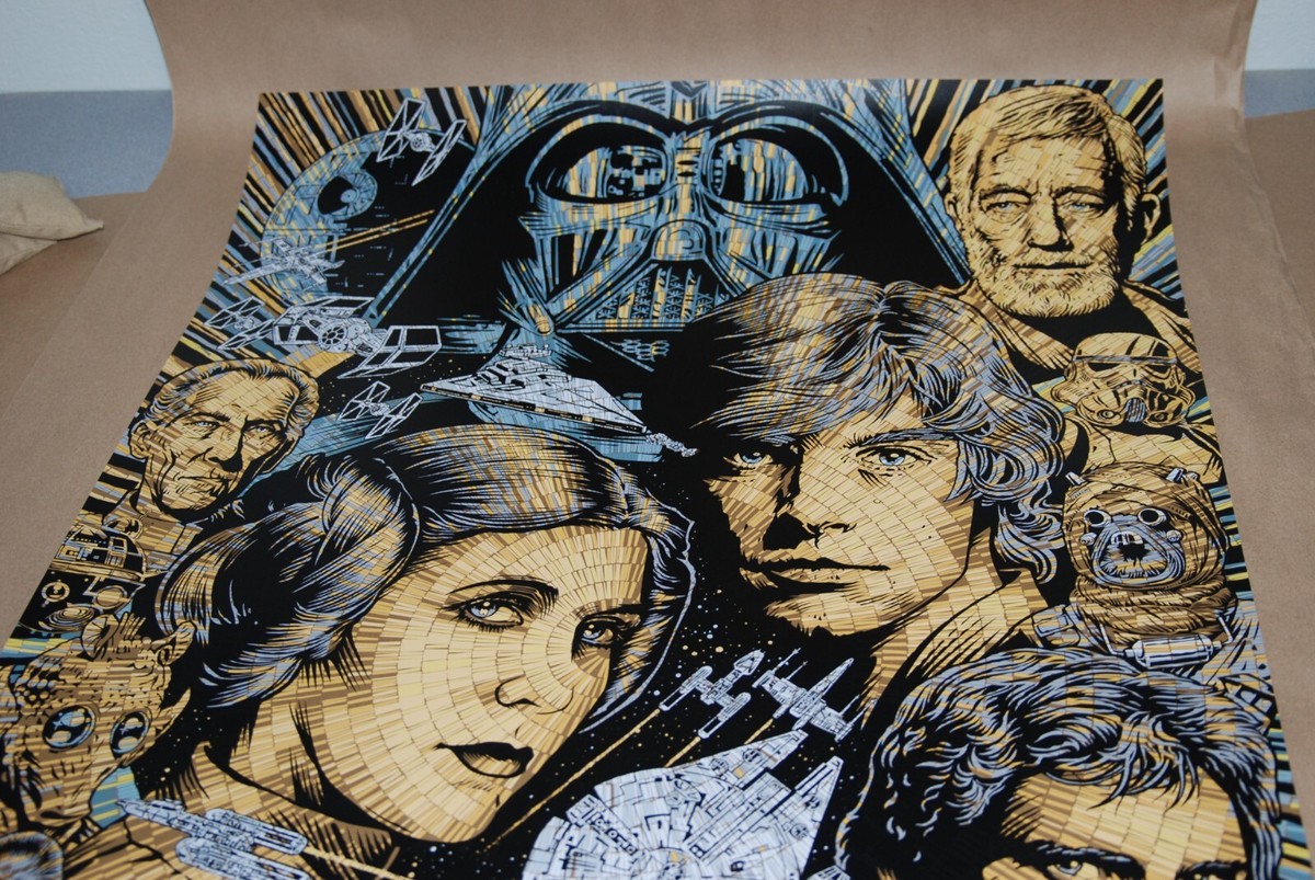Star Wars 1993（スターウォーズ）トム・シャントレル/アートプリント Star Wars 1993（スターウォーズ）トム・シャントレル/アートプリント