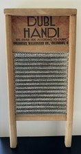 Vintage Small 18" DUBL HANDI COLUMBUS WASHBOARD Company OH Old Antique Farmhouse