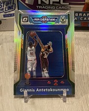 2020-21 Optic Giannis Antetokounmpo Air Defense  Silver Prizm Holo #1 SP Bucks
