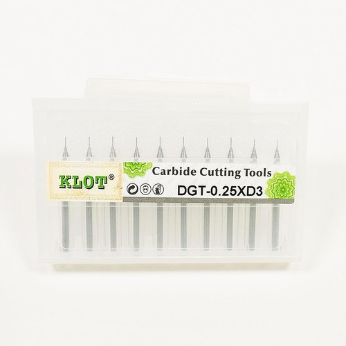 10pcs Whole Solid Carbide PCB Micro Drill Bit 0.2mm-0.99mm Shank 3mm Tungsten - Foto 5 di 5