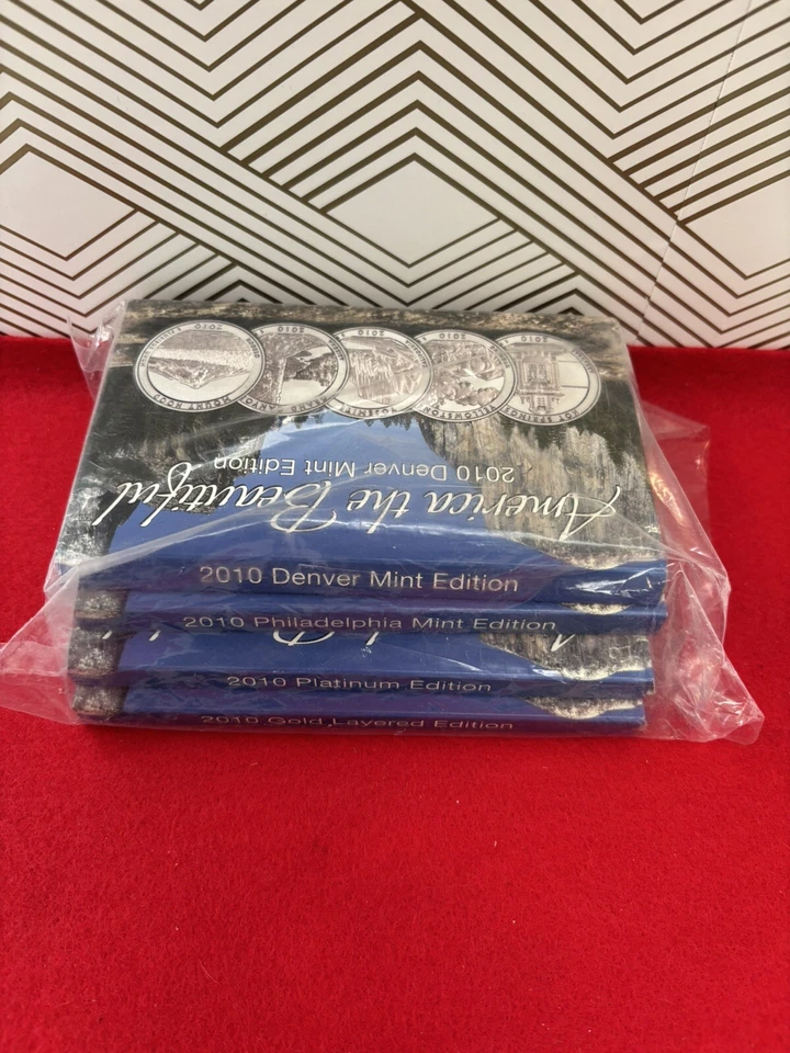 2010 Quarters America the Beautiful RARE Proof Sets In Boxes Unopened FREE Ship - Image 4 of 4