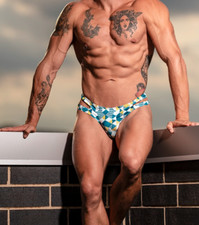 MALE POWER THONG CUT IT OUT CONTOUR POUCH SIZE S/M