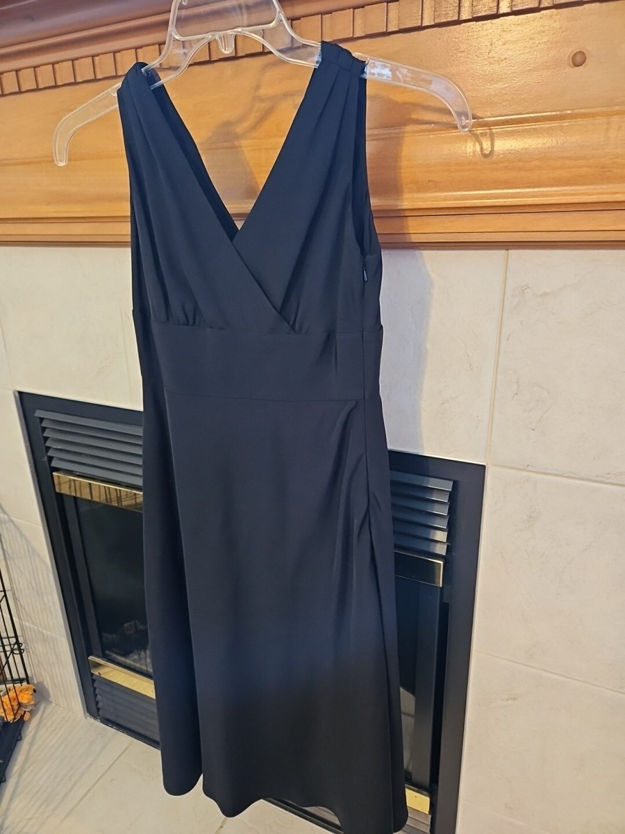 Juniors Womens J CREW silk Black Formal Dress Sz 6