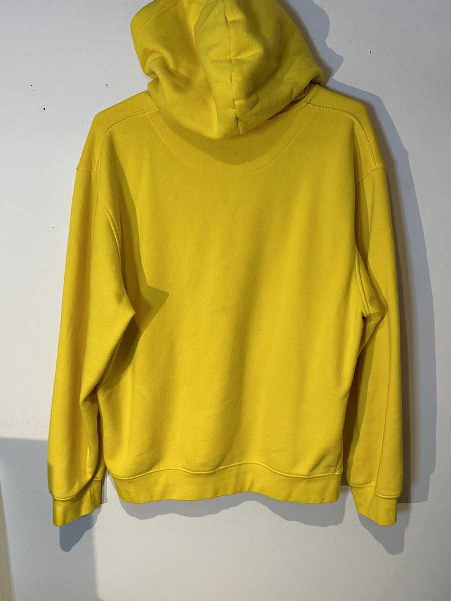 90s00s PUFFY T 希少色イエロー S 相当 MADE IN USA Vintage 1990s Yellow Nike Center Swoosh Hoodie / Middle