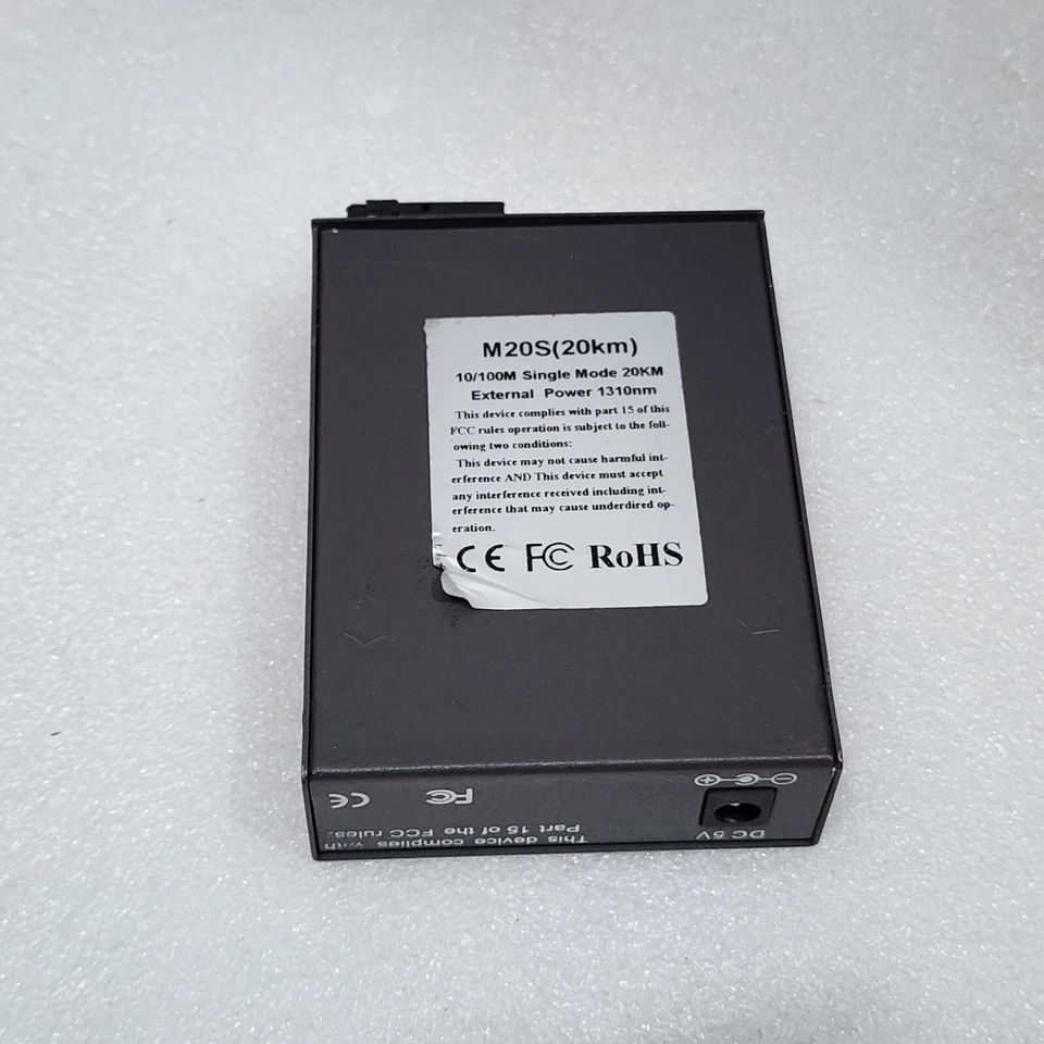 MX TECHNOLOGIES M20S PWR 100M SINGLE MODE MEDIA CONVERTER - Image 3 of 4
