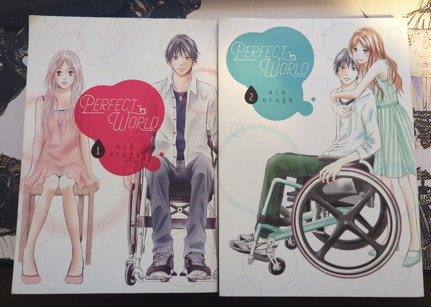 Perfect World manga Lot Vol 1 2 Rie Aruga Shojo Josei Kodansha 