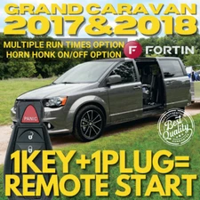 2017 & 2018 GRAND CARAVAN 100% PLUG'N Remote Starter Kit
