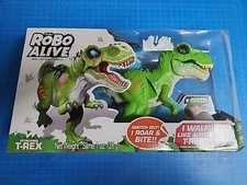 ZURU Robo Alive ATTACKING T-REX Robotic Dinosaur Pet Glow In Dark SLIME EGG 2020