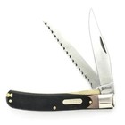 Schrade Old Timer Buzz Saw Trapper Folding Knife & Pouch 3897OT
