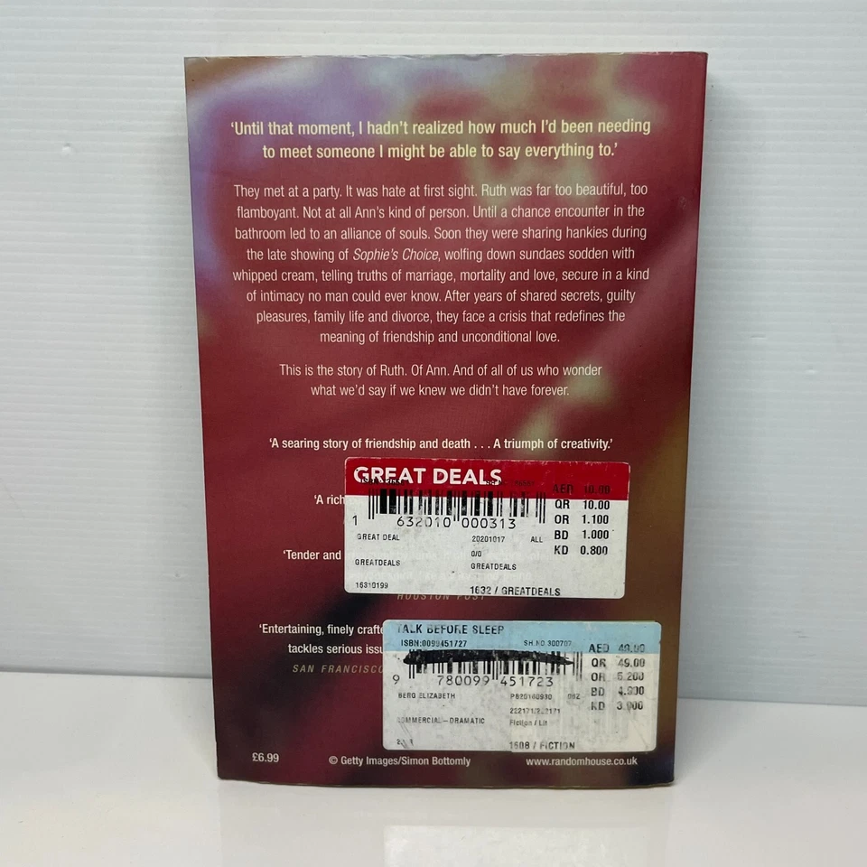 Talk Before Sleep by Elizabeth Berg (Paperback Book) Historical, Contemporary - image 2 of 4