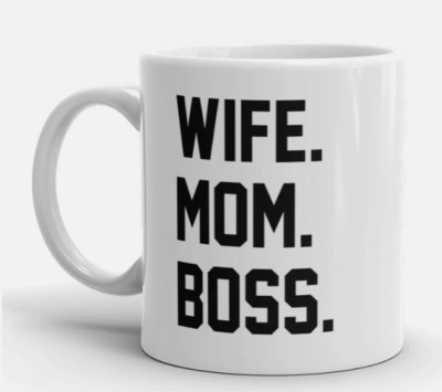 Wife Mom Boss Great Gift for Moms Funny Mother's Day Gift Mug