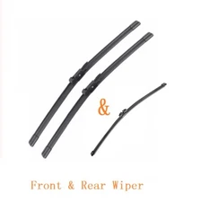 3PCS Front & Rear Windshield Wiper Blade For Ford Explorer 2010-2017 OEM Quality